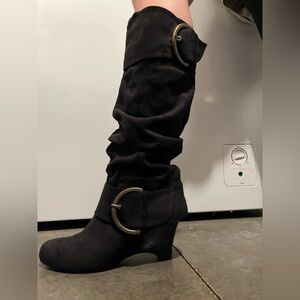 Naughty monkey knee-high boots
